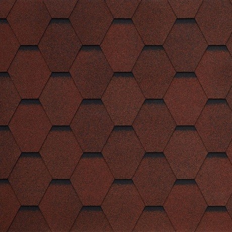 Гибкая черепица Tegola GARDA rosso 409 купить в Чите