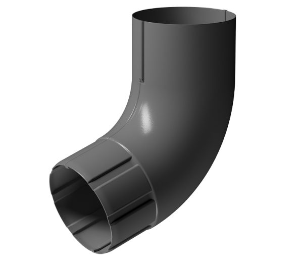 Колено 72° D90 Döcke STAL PREMIUM Графит, (RAL 7024) купить в Чите