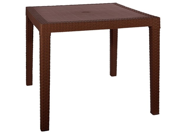 Стол квадратный FIJI Quatro Table Коричневый купить в Чите