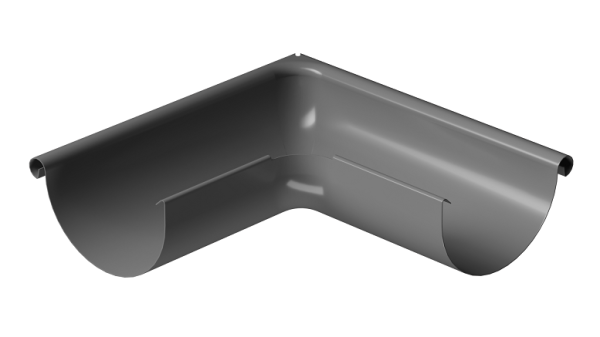 Угол внешний 90° D125 Döcke STAL PREMIUM Графит, (RAL 7024) купить в Чите