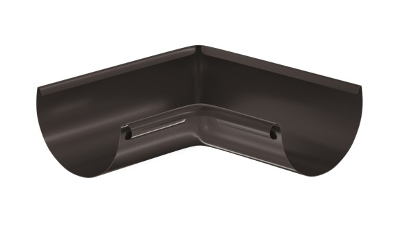 Водосток Aquasistem, система 125x90 - Угол желоба, внутренний 90° RR 32 Тёмно-Коричневый купить в Чите