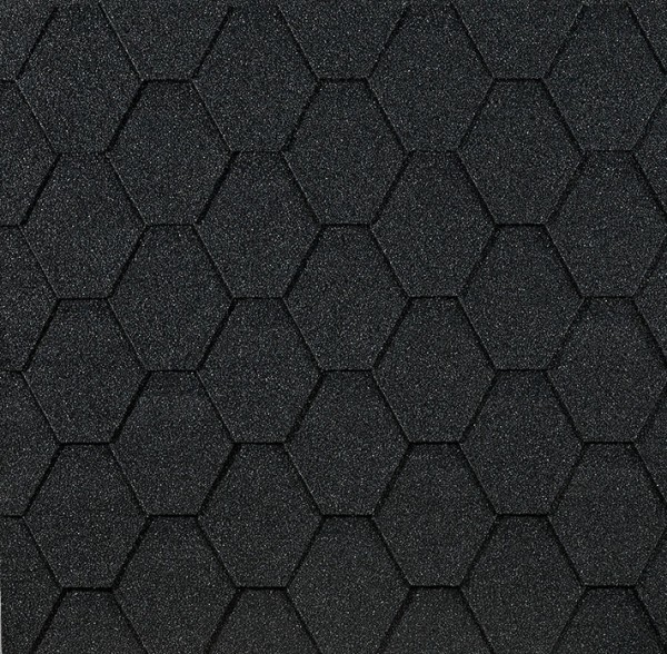 Гибкая черепица EURASIA Docke, Коллекция ШЕСТИГРАННИК Серый купить в Чите