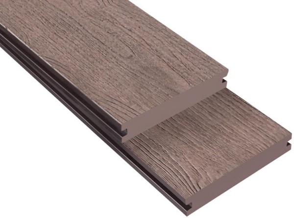 Террасная доска ДПК Outdoor 3D полнотелая NEVADA/CALIFORNIA BROWN коричневая микс купить в Чите