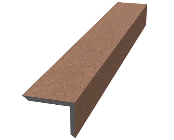 Уголок ДПК для террасной доски NauticPrime, 60x40x2900мм Кедр купить в Чите