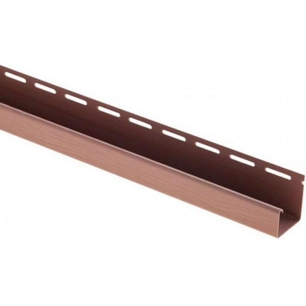 J-профиль Люкс Крашенный, T-15, ВН, Красно-коричневый купить в Чите