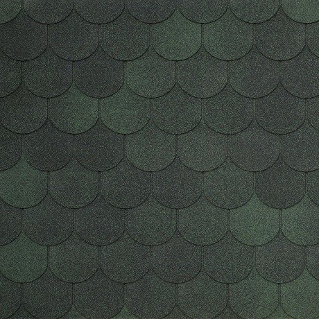Гибкая черепица Tegola ASSISI verde 473 купить в Чите