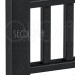 Комплект крышка/юбка для столба SEQUOIA BLACK купить в Чите