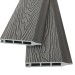 Заборная панель шип-паз EasyDecking Wood-Х 146х20 Серый купить в Чите