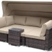 Диван-Трансформер AFINA плетеный из иск. ротанга AFM-320B Brown купить в Чите