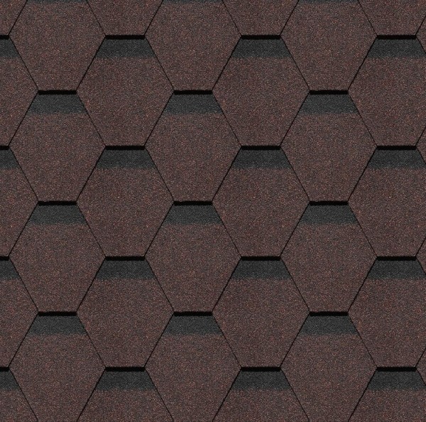 Гибкая черепица Docke, коллекция Шеффилд – Корица купить в Чите