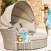 Диван-Трансформер AFINA плетеный из иск. ротанга AFM-325 Beige купить в Чите