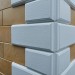 Угол Наружный к Фасадным Термопанелям Доломит Дагестанский Камень 400 мм Белый купить в Чите