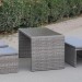Диван-Трансформер AFINA плетеный из иск. ротанга S330G-W78 Grey купить в Чите