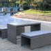 Диван-Трансформер AFINA плетеный из иск. ротанга S330G-W78 Grey купить в Чите