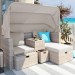 Комплект мебели AFINA плетеной из иск. ротанга AFM-330 Beige купить в Чите