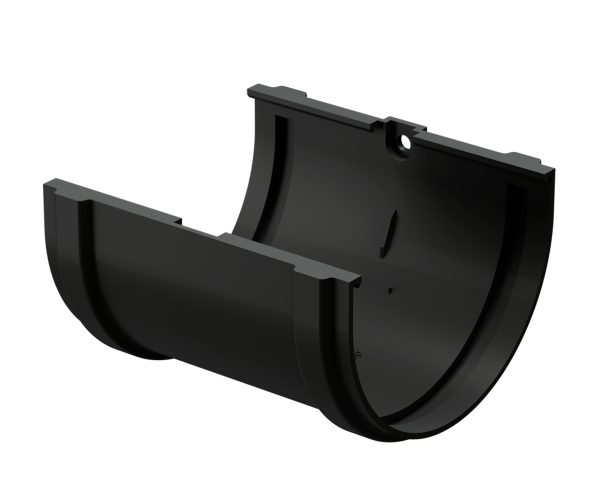 Соединитель желоба Docke Premium ПВХ - Карбон купить в Чите