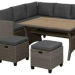 Комплект мебели AFINA плетеной из иск. ротанга AFM-307G-Grey купить в Чите