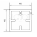 Столб SEQUOIA Evolution 3D WOOD GRAY купить в Чите