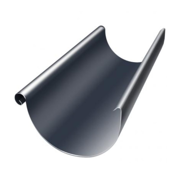 Водосток Grand Line 150x100 – Полукруглый желоб 3 метра RAL 7024 купить в Чите