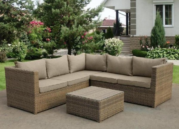 Комплект мебели AFINA плетеной из иск. ротанга YR825B Beige купить в Чите