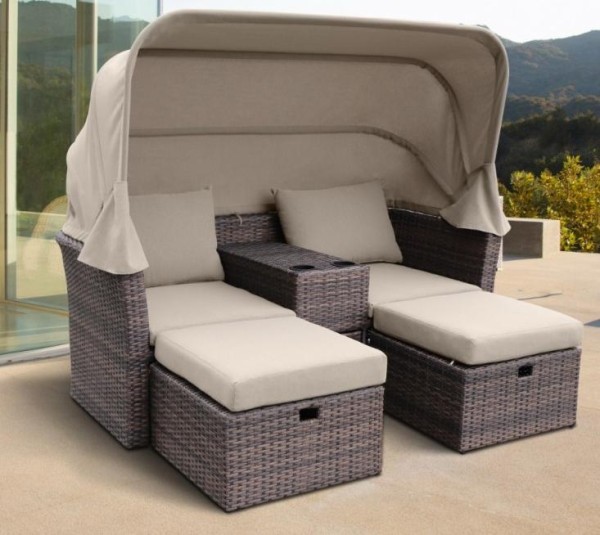 Комплект мебели AFINA плетеной из иск. ротанга AFM-330B Brown купить в Чите