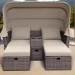 Комплект мебели AFINA плетеной из иск. ротанга AFM-330B Brown купить в Чите