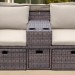 Комплект мебели AFINA плетеной из иск. ротанга AFM-330B Brown купить в Чите