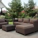 Комплект мебели AFINA плетеной из иск. ротанга YR821A Brown/Beige купить в Чите