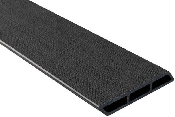 Доска Ромбус 3D ДПК Outdoor STORM BLACK черная купить в Чите