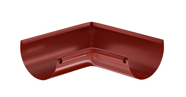 Водосток Aquasistem, система 125x90 - Угол желоба, внутренний 90° RR 29 Бургундский купить в Чите