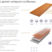 Фибросайдинг DECOVER 3600 x 190 x 8 мм Caramel купить в Чите