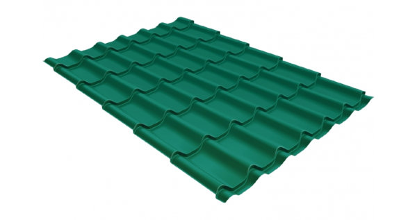 Металлочерепица классик 0,5 Satin RAL 5021 купить в Чите
