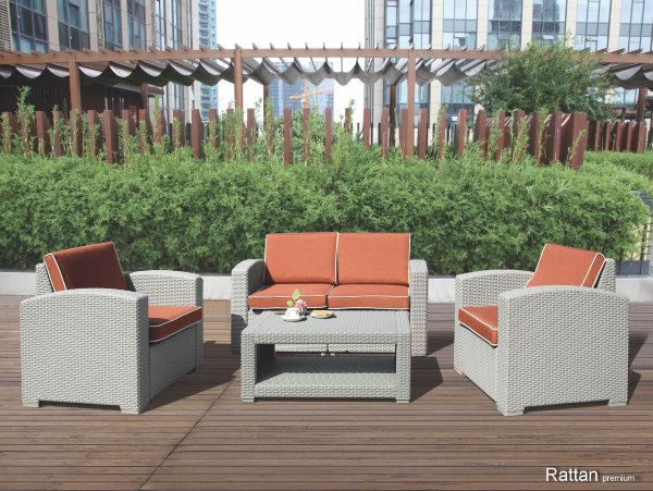 Уличные диваны и кресла коллекции Rattan Premium 4 купить в Чите