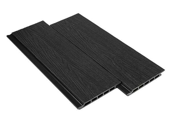 Фасадная панель из ДПК Deckart Vista 3D с текстурой дерева Графит купить в Чите