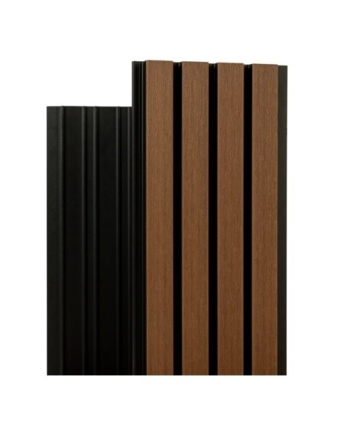 Фасадная реечная панель Ecodecking Скай коэкструзия 200х20х3000 Тик купить в Чите Фасадная реечная панель Ecodecking Скай коэкструзия 200х20х3000 Тик купить в Чите
