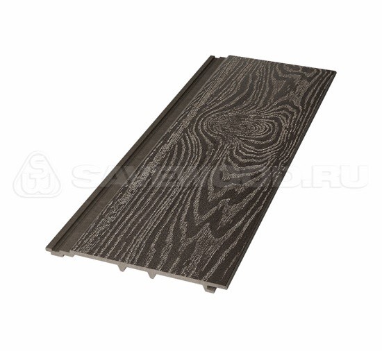 Сайдинг из дпк savewood sw-cedrus тангенциальный распил темно-коричневый купить в Чите