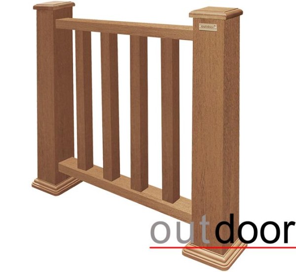 Ограждение из ДПК Outdoor Классик 3D STORM дуб купить в Чите