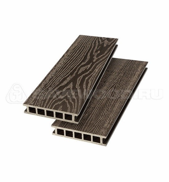 Террасная доска из ДПК SW-Fagus «SaveWood» темно-коричневый купить в Чите
