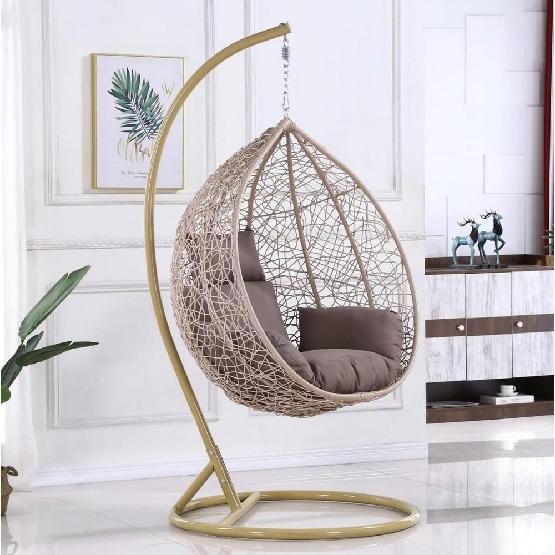 Кресло Подвесное из искусственного ротанга AFM-169A-LB Beige купить в Чите