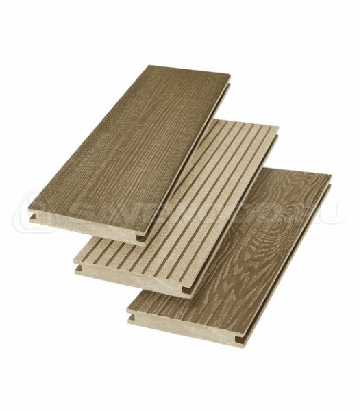 Террасная доска SW Fraxinus (R) полнотелая «SaveWood» Тик купить в Чите