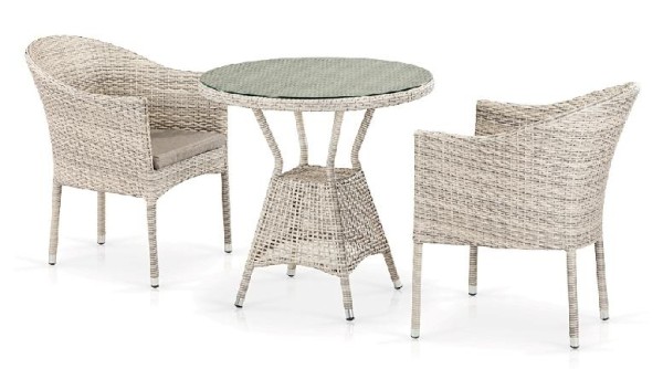 Комплект плетеной мебели AFINA из иск. ротанга T705ANT/Y350-W85 Latte 2Pcs купить в Чите