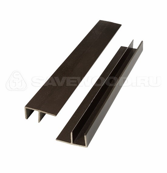 F-профиль ДПК Savewood – Тёмно-коричневый купить в Чите