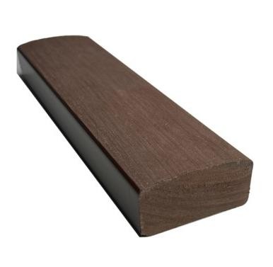 Лавочный брус Ecodecking Некст полнотелый брашированный 70х35 шоколад купить в Чите