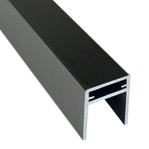 П-профиль Алюминиевый EasyDecking 35x25 Черное дерево купить в Чите