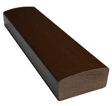 Лавочный брус Ecodecking Некст полнотелый глянцевый 70х35 шоколад купить в Чите