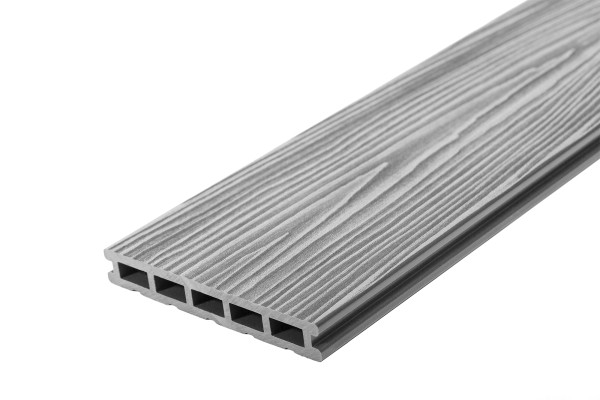 Террасная доска из ДПК RusDecking Unodeck Mogano - Серый купить в Чите