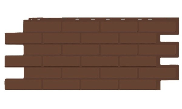 Фасадная панель T-Siding Кирпич Модерн Эко Браун купить в Чите