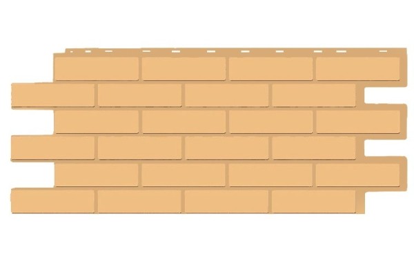 Фасадная панель T-Siding Кирпич Модерн Эко Крем купить в Чите