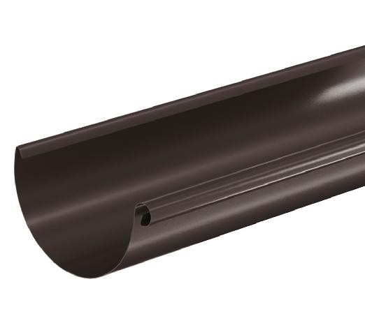 Водосток Aquasistem, система 125x90 - Водосточный желоб 3.00м RR 32 Тёмно Коричневый купить в Чите
