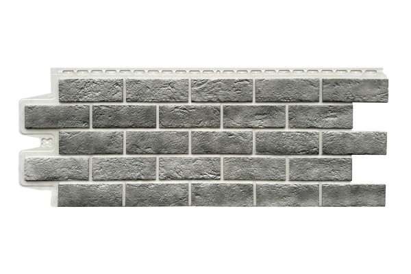 Фасадная панель Grand Line Состаренный кирпич Элит гранит, ШОВ белый купить в Чите